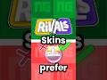 Would You Rather: Skin Edition 😎