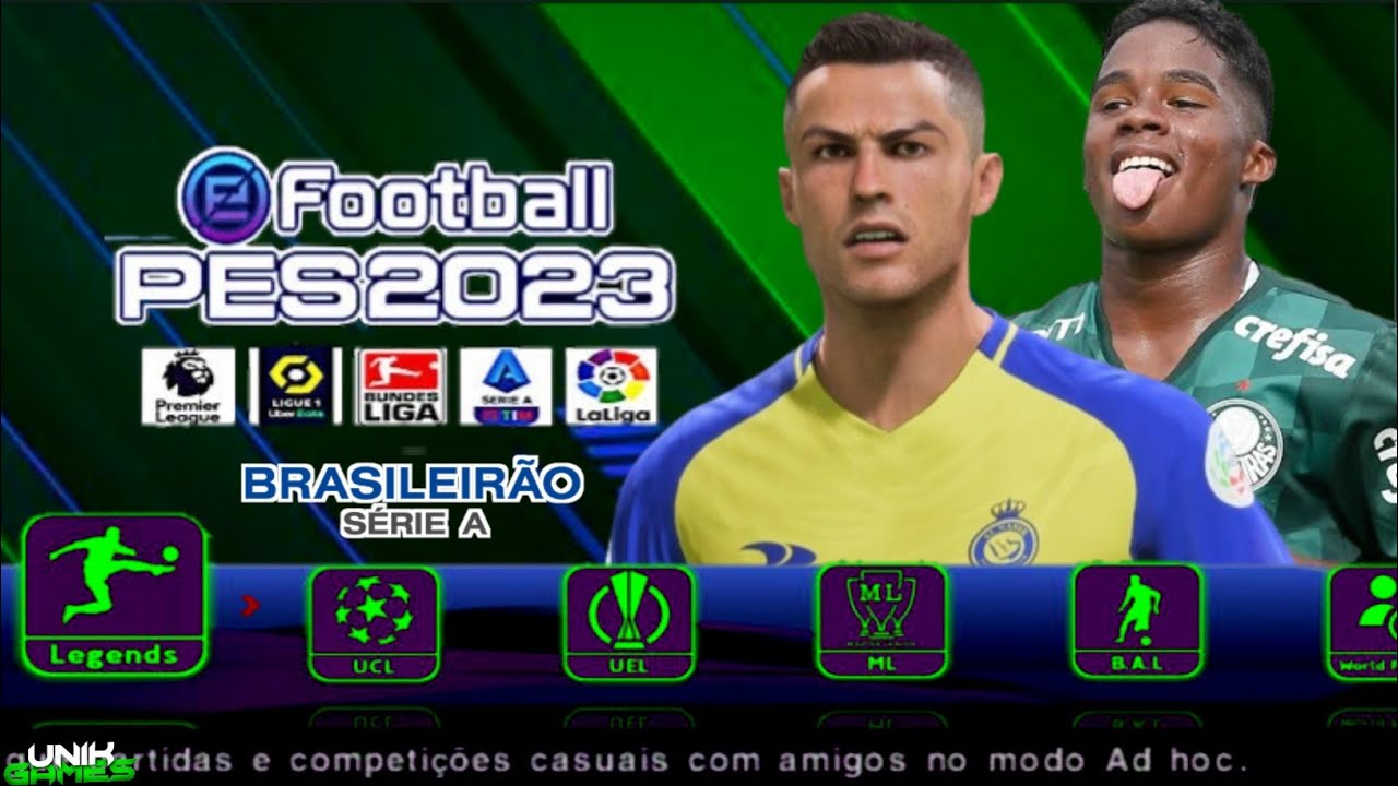 Pes 2023 PPSSPP Brasileirão e Europeu Atualizado – FernandoPlay