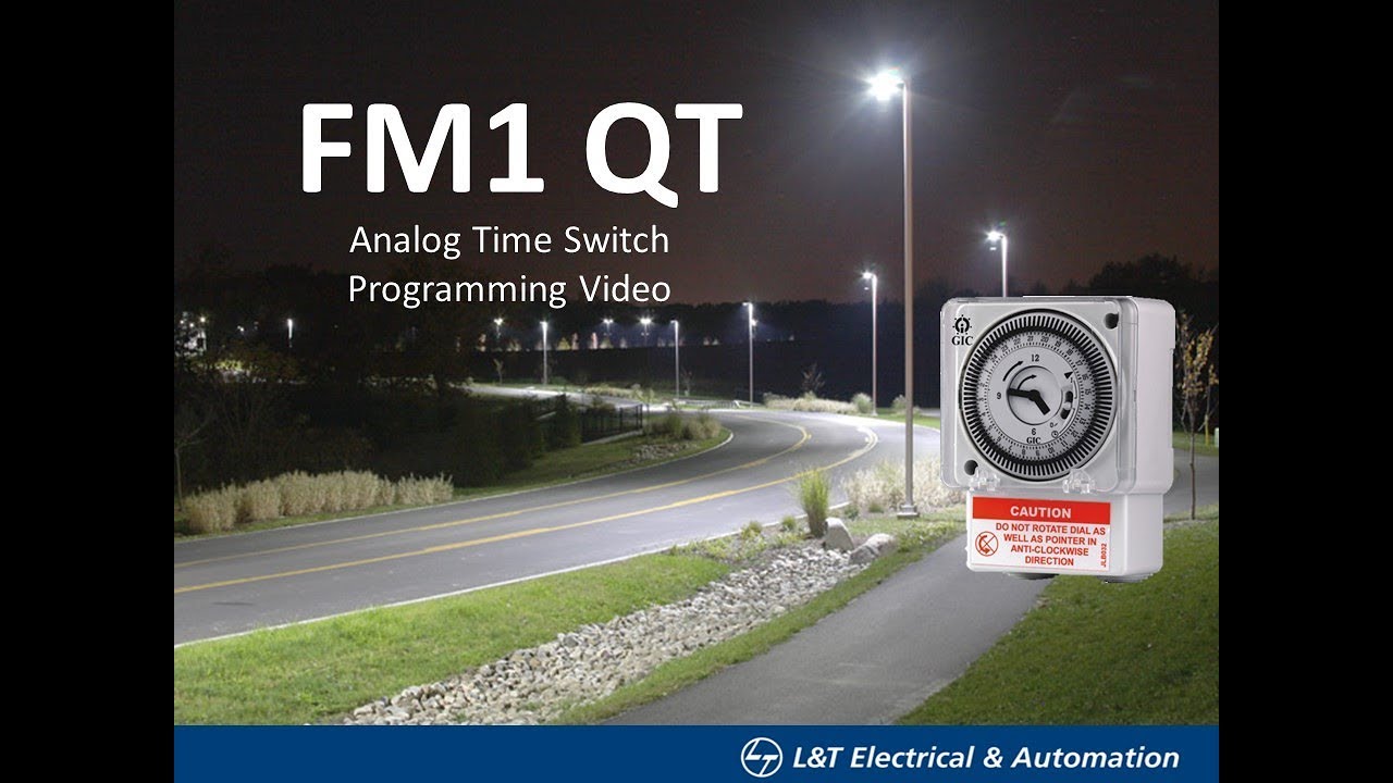 Programming video for L&T Electrical & Automation Analog Time Switch