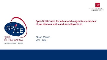 Talks - Topology Matters - Stuart Parkin, MPI Halle