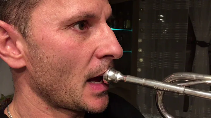 Trumpet Embouchure with instrument