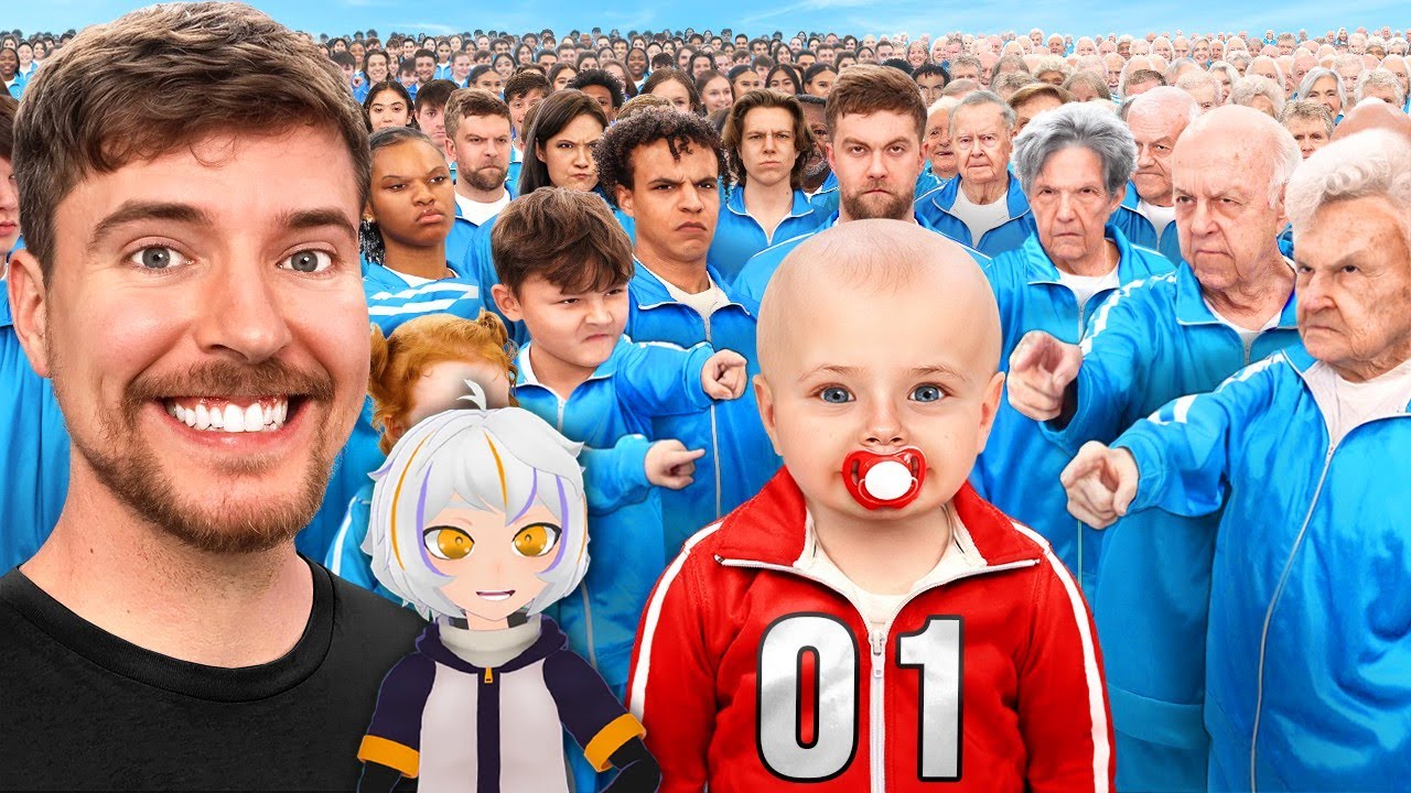 Personas De 1 -100 Años Deciden Quién Gana $250,000 | ChuyMine REACCIONA a MrBeast