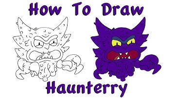 ✍️ How To Draw Haunterry (Haunter x Scary Terry) | Pokemon x Rick and Morty | Step By Step Tutorial