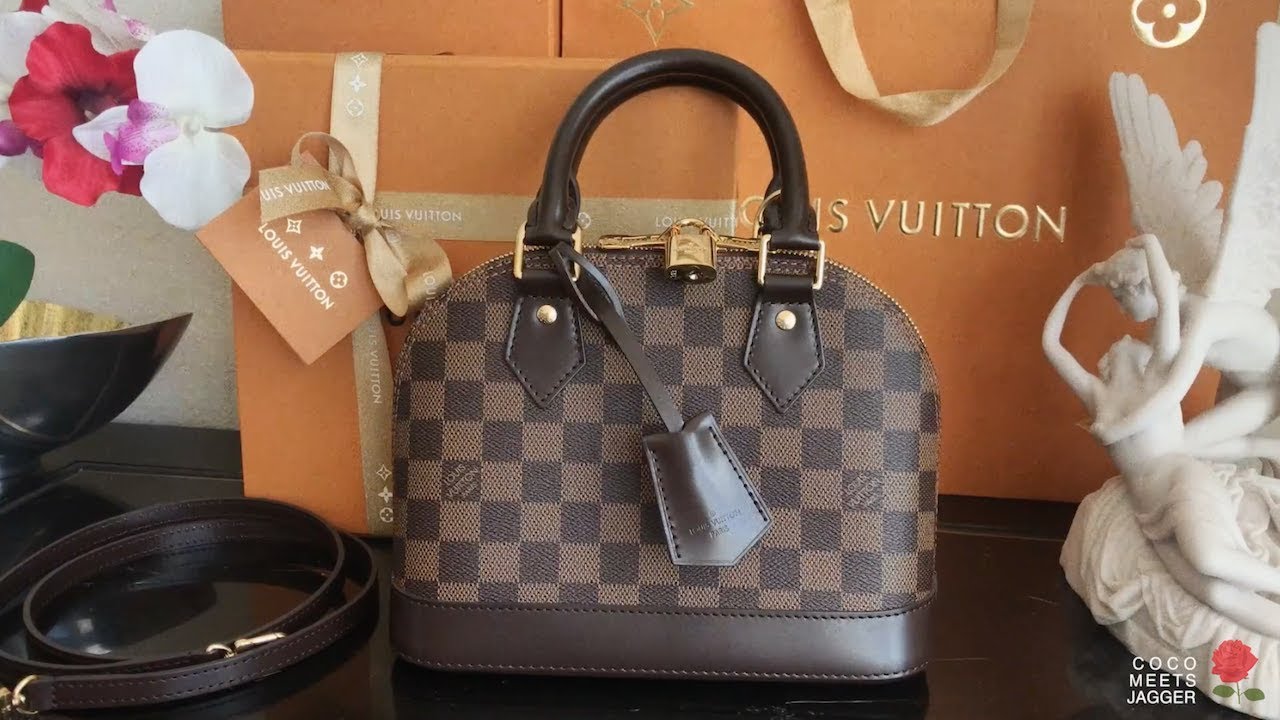 Louis Vuitton Alma BB Monogram Canvas Unboxing + Luxury Shopping during  Covid 19 