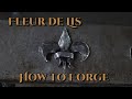 How to Forge a Fleur de Lis - Spearhead and Collar