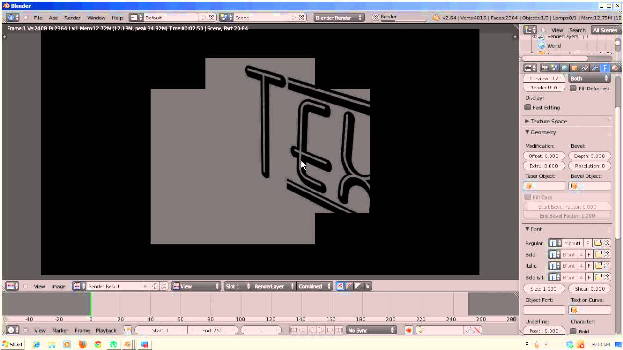 Blender Change Fonts YouTube