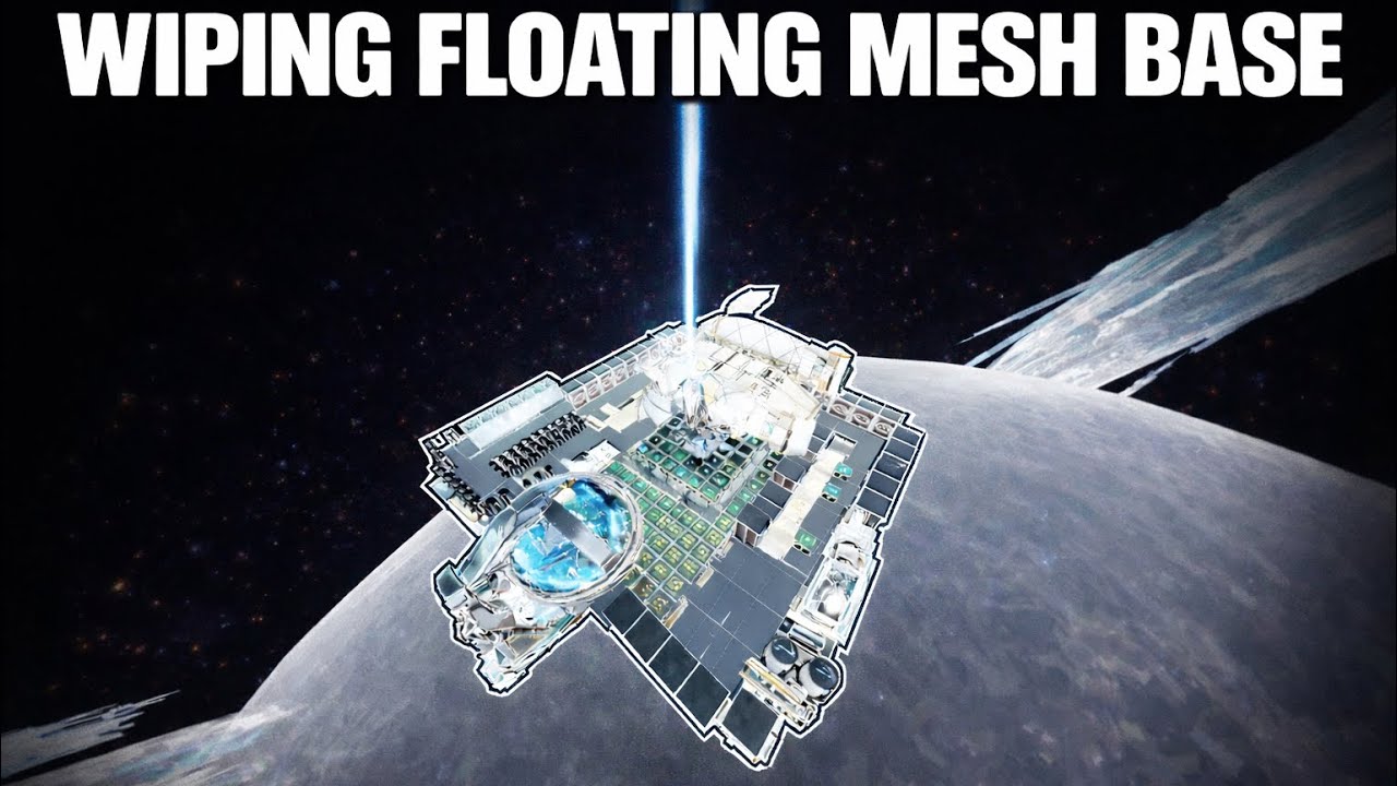 WIPING FAT FLOATING MESH BASE - Ark Survival Ascended - YouTube