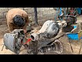 The Rear Spindle of the Truck Broken on the Way, The Truck was Brought to the shop and Repair it