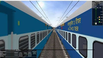 MUGHALSARAI JUNCTION DEPARTURE || 2322 KOLKATA MAIL || MSTS Open Rails || Indian Railways