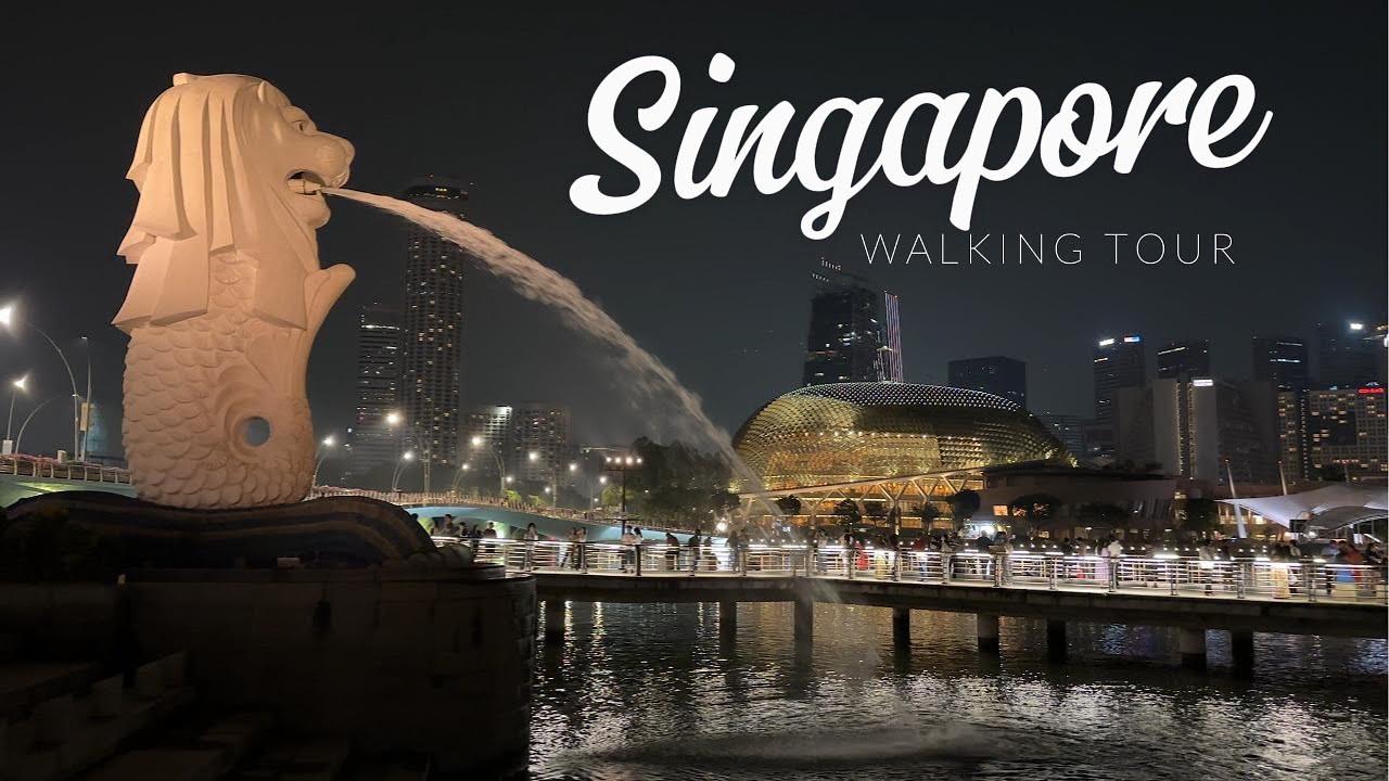 SINGAPORE Walking Tour around Famous Tourist Places Things to do in  singapore