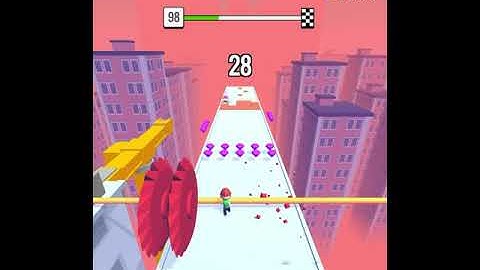 Roof Rails Gameplay Walkthrough (iOS, Android) Levels 98