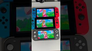 Princess Peach: Showtime! - Switch Lite vs Standard vs Oled | Side by Side #nintendo #shorts