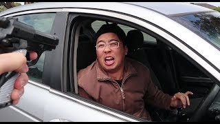Asian dad gets pulled over by COPS