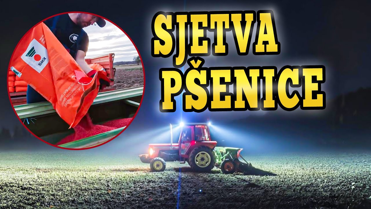 Sjetva pšenice kao podmazana | Noćna sjetva