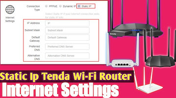 How to Configure Static Ip In Tenda Router I Router ko Static Ip Par Kaise Configure Kare I
