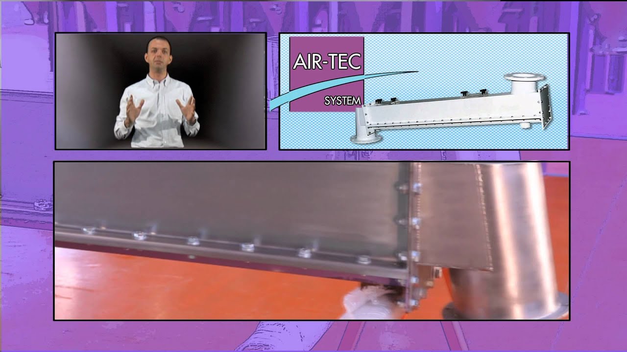 Air gravity conveyors - Pneumatic conveying Air-Tec System