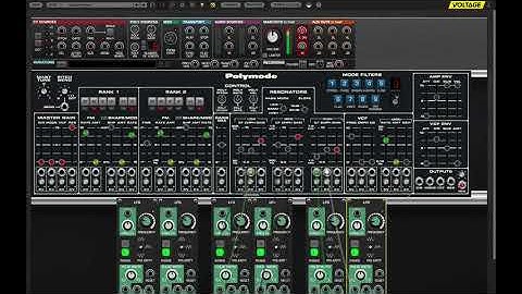 Polymode drone demo - Voltage Modular