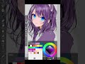 Anime girl digital art 🎨| part 2| #art #ibispaint💫✨️