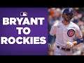 KRIS BRYANT SIGNS WITH ROCKIES!! (All-Star 3B's career highlights with Cubs, Giants)