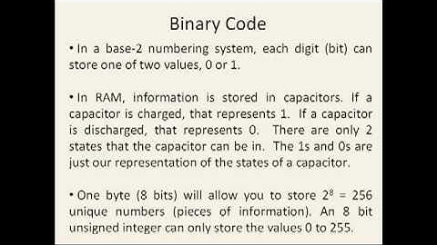 Octave Tutorial 33 - Data Storage, Part 2 (Binary Code)