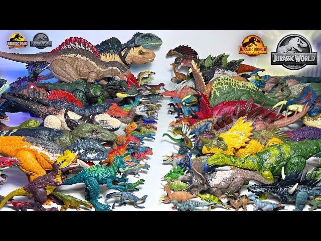MEGA Carnivorous VS Herbivorous Collection! Jurassic World Dinosaurs Collection Battle class=
