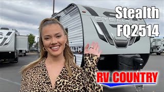 stealth travel trailer toy hauler