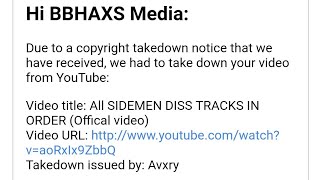 I GOT A COPYRIGHT STRIKE 😡😡