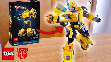 I Fixed Bumblebee’s Design Using Pieces From the LEGO Set | LEGO Bumblebee ALT Build 10338