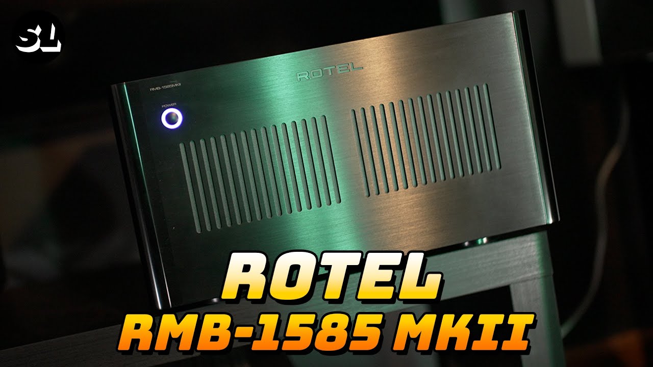1050 WATTS! ROTEL RMB-1585 MKII 5 Channel Home Theater Amplifier Review
