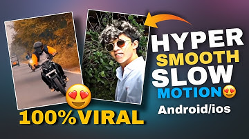 How To Hyper Smoothly Shoot Video In Slowmotion On Your Android or IOS Device