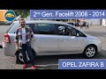 أوبل زافيرا 7 راكب عمليه جيده جدا لعائلتك و بسعر حنين و اعتمادية مقبوله Opel Zafira 2008-2014