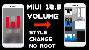 Miui 12.5 Volume Control Change | Miui 12.5/12 Volume Style Change No Root | Volume Penel Miui 12.5