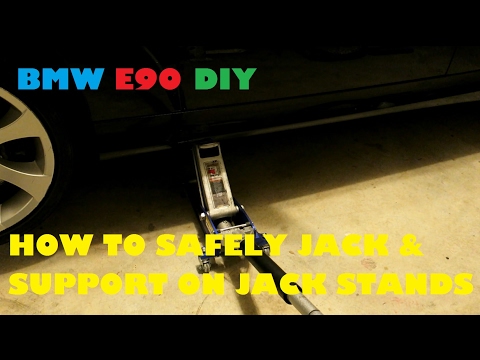 how-to-jack-up-your-e90-bmw-at-all-four-corners.-performed-on-my-2008-bmw-335i