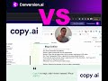 Copy.ai vs Conversion.ai - Which is the Best AI Copywriting Tool? UNLIMITED LINK BELOW!