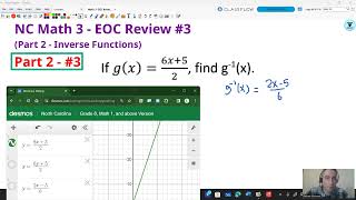 NC Math 3 - EOC Review 3 Part 2 - Inverse Functions Wealth