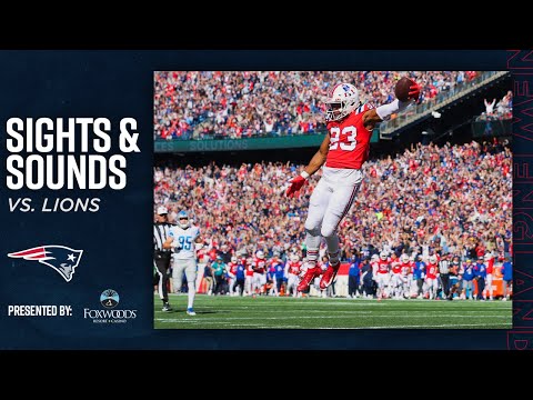 Sights & Sounds from the First 2022 Home Win at Gillette Stadium | Lions vs. Patriots NFL Week 5