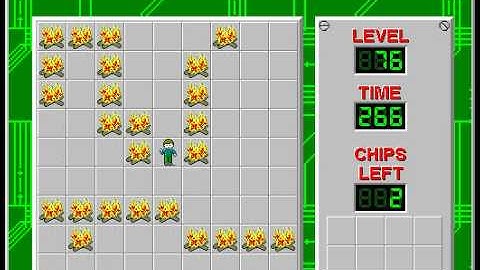 CCLP2 level 76 solution - 241 seconds