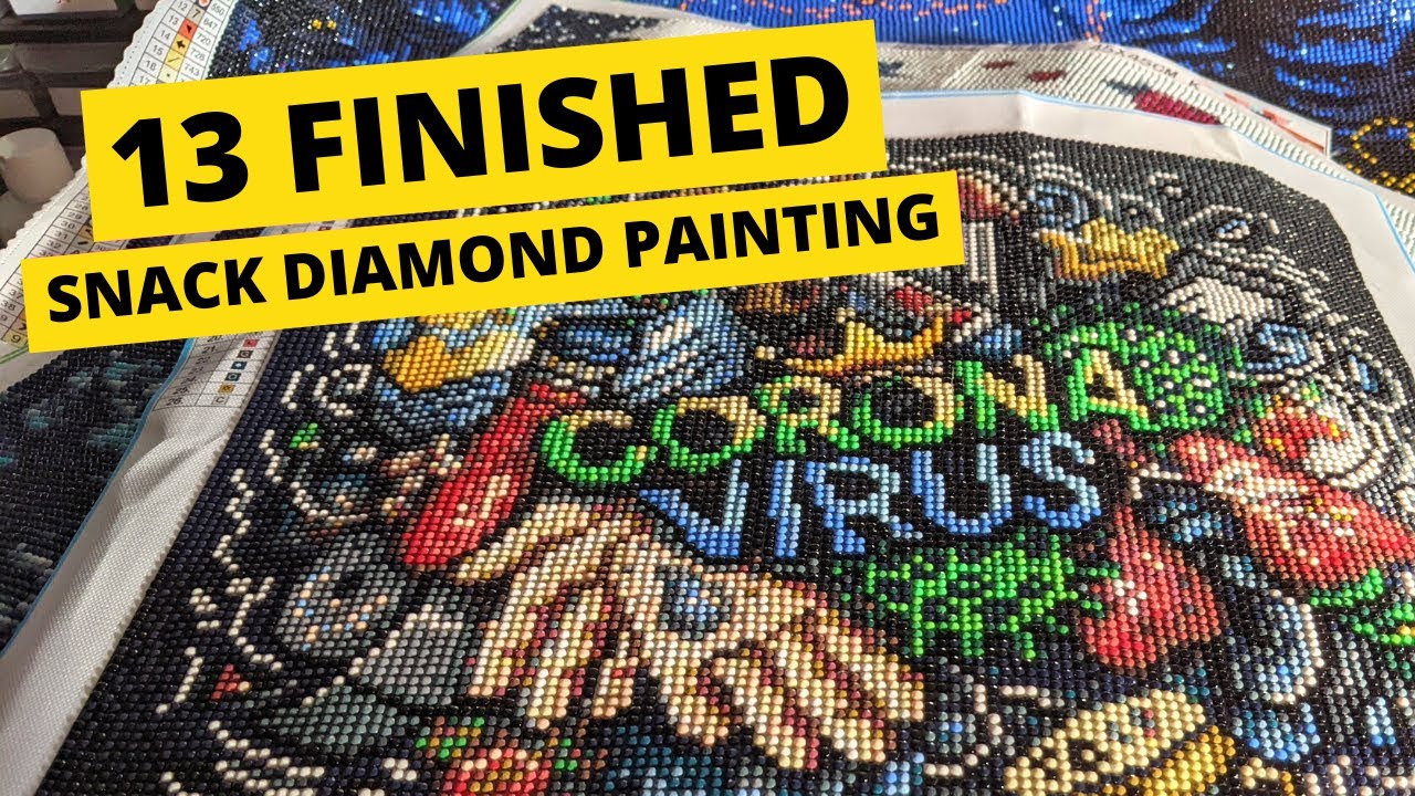 Super Cute COMPLETED Small Diamond Paintings Review - YouTube