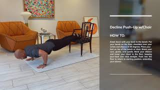 Decline Push Up with Chair