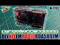 Собираем цифровой FM радиоприемник HU-017A на чипах RDA5807M и TDA2822 в акриловом корпусе с LCD