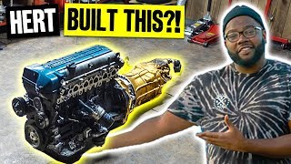 Hert Builds His Own 2JZ at Home! With Special Sauce Golden CD009 Transmission
