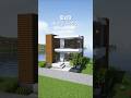 マイクラ10x10建築。モダンな家。#shorts #minecraft #minecraftbuilding #マイクラ #マイクラ建築
