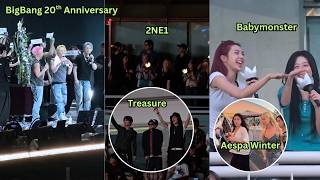 Idols Reaction To BigBang 'XX  COSMOS'  Tour Babymonster, Treasure, 2NE1, Aespa Winter, GOT7 BamBam