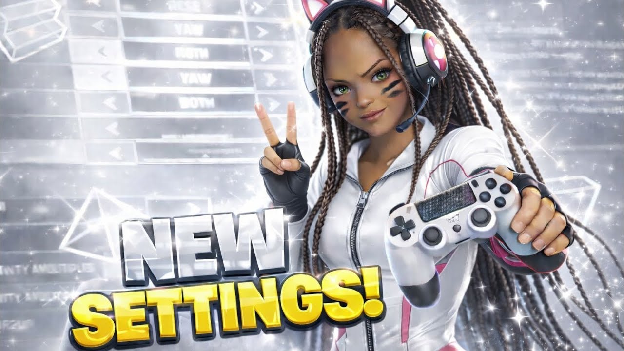 *NEW* Best linear controller settings in chapter 7 (Fortnite Tutorial)