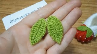 Örgü Yaprak Yapilişi Yaprak Yapilişi Tutori̇al