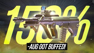 FIRE RATE 150% BUFFED?! /// NEW AUG IS INSANE🤯 - PUBG MOBILE | SOLO vs SQUADS