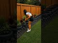 DIY Tire Garden Transformation in a Backyard 🌿#YouTubeShorts #GardenDesign #diy #tips  #DIYProjects