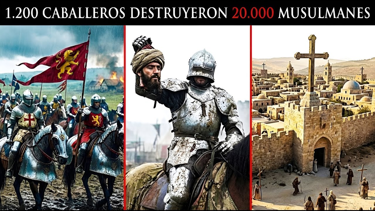 Cuando 1.200 Caballeros APLASTARON a 20.000 Musulmanes – La Batalla que Salvó Jerusalén
