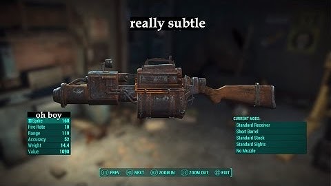 My best weapon in Fallout 4 (Legendary Railway Rifle)