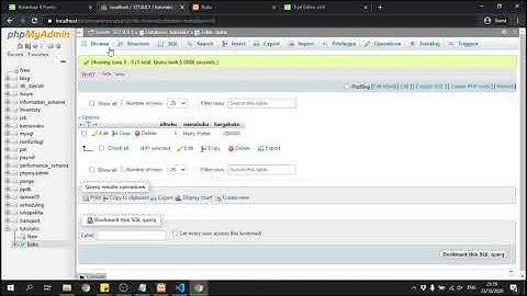 [TUTORIAL DASAR PHP] Cara Insert dan Read data dari Database MYSQL ke HTML